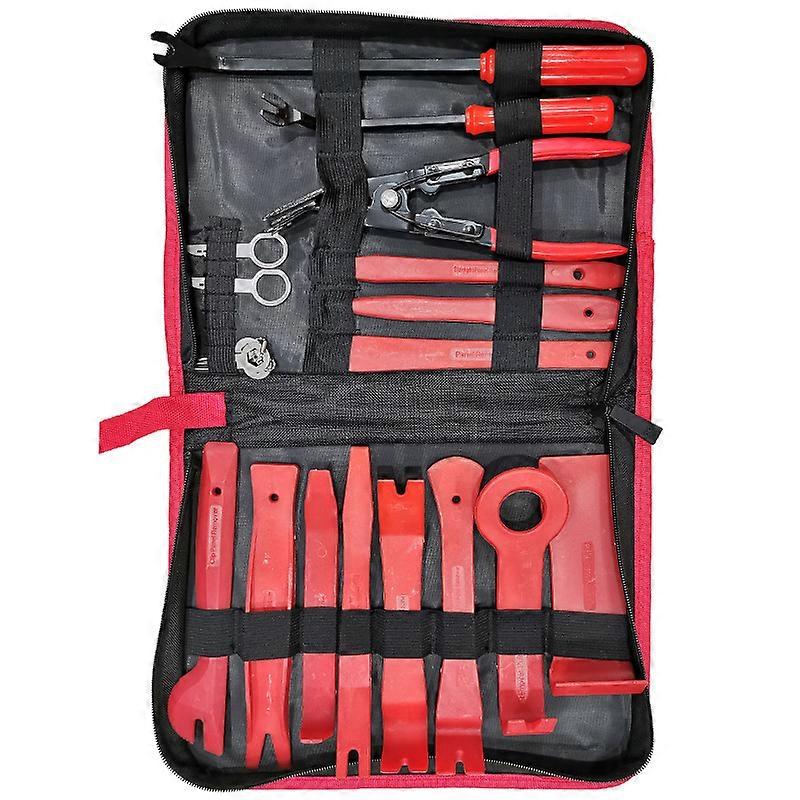 19pcs Car Trim Removal Tool Auto Hand Tools Pry Bar Dash Panel Kit Door Interior