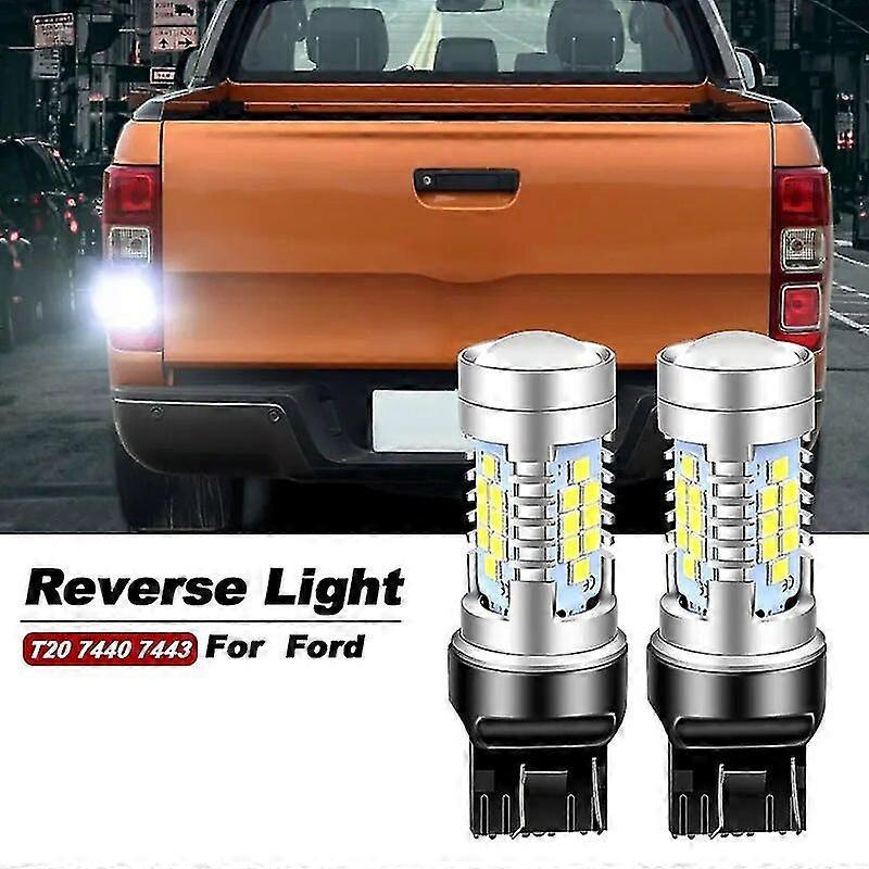 2x Luce Di Retromarcia A Led Blub Lampada Canbus W21w 7440 T20 Per Ford Kuga 3 2019-2021 Ranger Explorer 2013 2014 2015 2016 2017 2018 2019