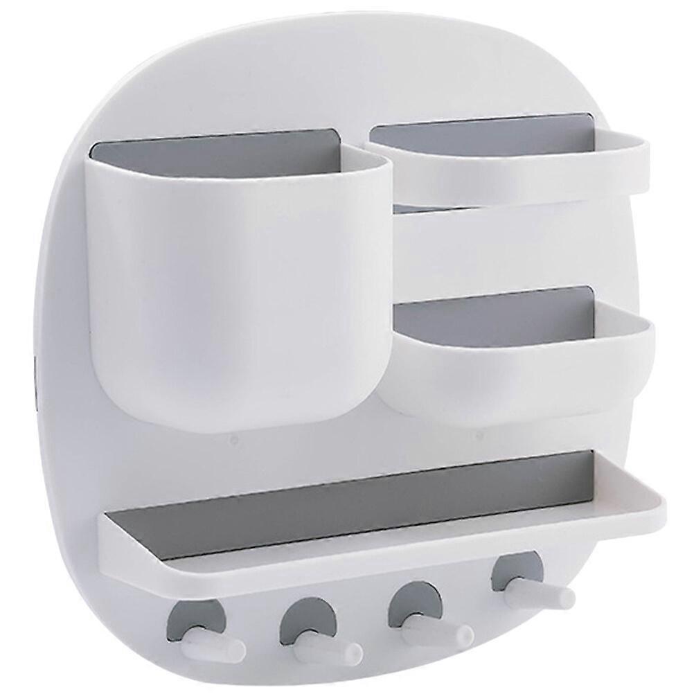 Multi-function Storage Organizer Wall Mounted Bathroom Storage Kitchen Shelf Rack