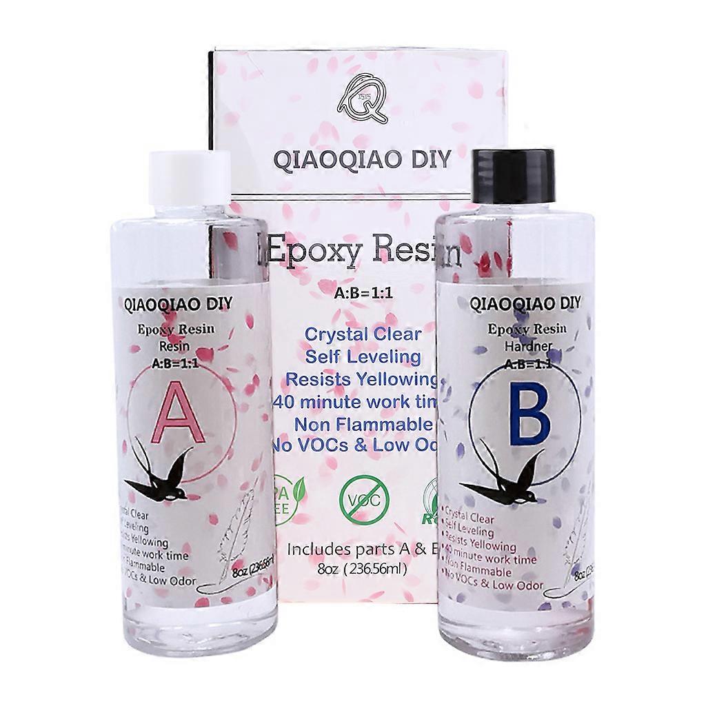 Epoxy Resin Crystal Clear Hard Type Glue AB Crystal Glue Ultraviolet Curing