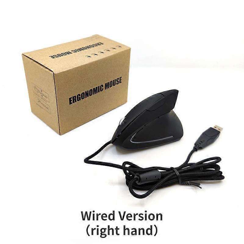 Bluetooth Vertical Mouse Recarregável 2.4G Sem Fio Ergonomic Mause Óptico Mão Direita Mouse 1600 DPI para Laptop PC Mac Presente