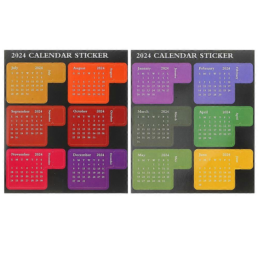 1 Set of Household Planner Stickers Multi-function Book Tabs DIY Planner Tabs