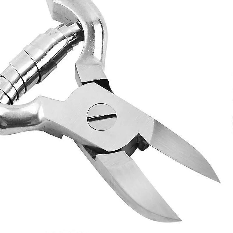 Large Heavy Duty Toe Nail Clipper For Thick Toenails, Manicure & Pedicure, Double Barrel Spring. Super Sharp Trimmer Curved Stainless Steel 20mm Blade