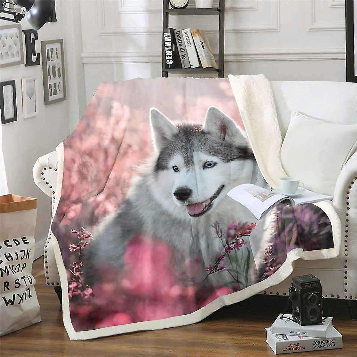 Bat Fuzzy Throw Blanket Soft Fluffy Fleece Blankets Black and White Microfuber Plush Blankets 60"x80"