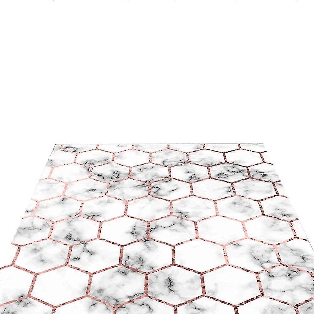 Non Slip Fast Dry Super Absorbent Geometry Modern Bathroom Carpet