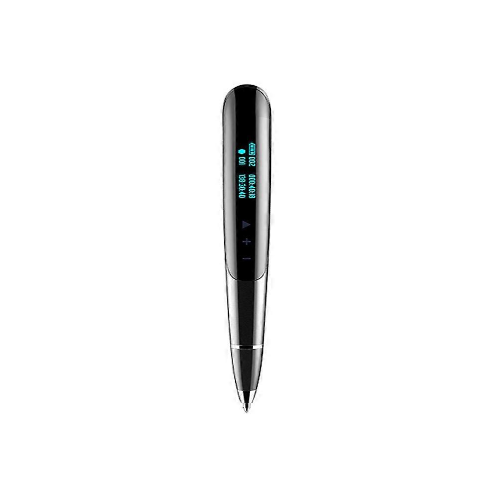 Digital Voice Smart Noise Reduction Recorder Pen 8GB Audio Recording WAV 192Kpbs Rechargeable Sound Dictaphone LED Display