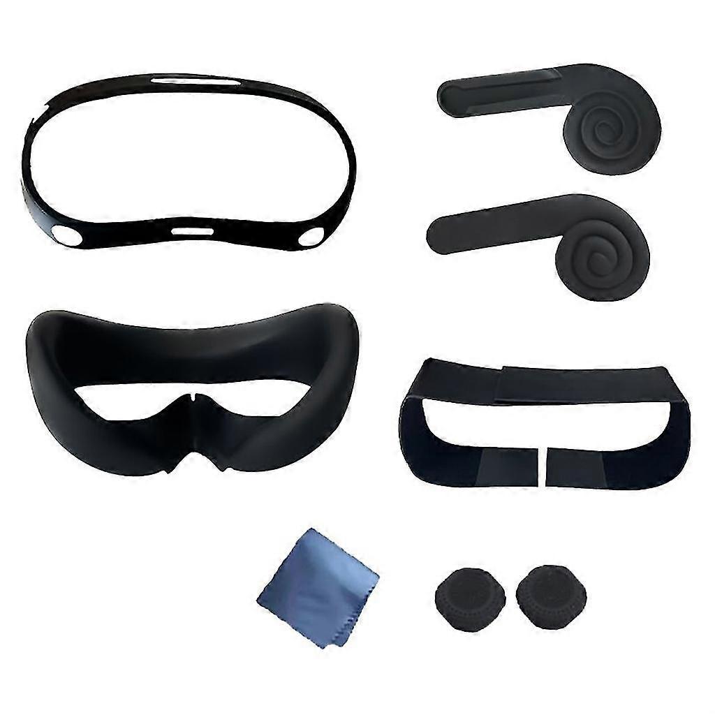 Soft Silicone Vr Face Interface Headstrap Headband For Pico 4 Vr Headset