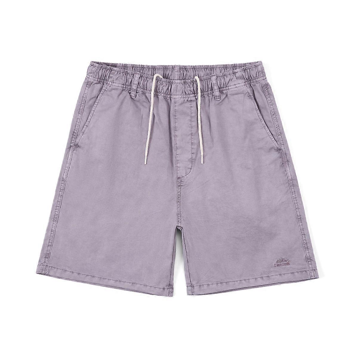 SIMWOOD 2023 Summer New Oversize 180g Lightweight Fabric Washed Vintage Shorts Men Plus Size Drawstring Elastic Waist Short