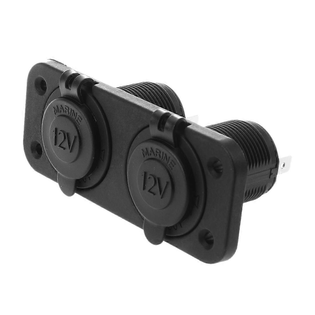 car Auto Engine 2 lighter socket adapter 12V / 24V Waterproof