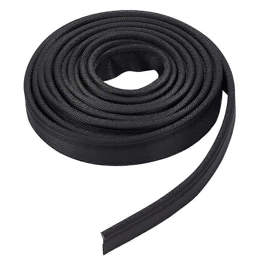 PVC Double-Sided Card Strip For Tent Rectangle Black 500x3.1x0.16cm