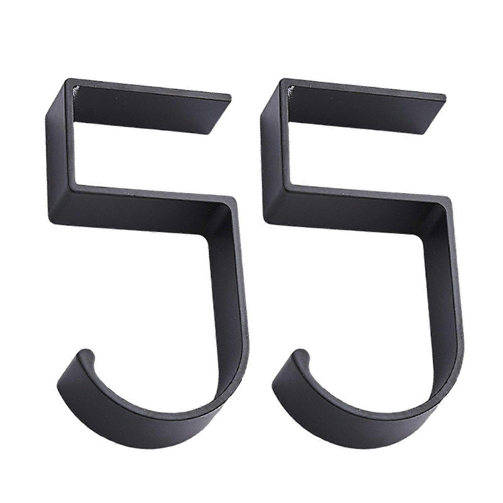 2Pcs Garland Stocking Hangers Table Hooks High-Strength Rustproof Garland Fireplace Stocking Hangers Mantel Holders