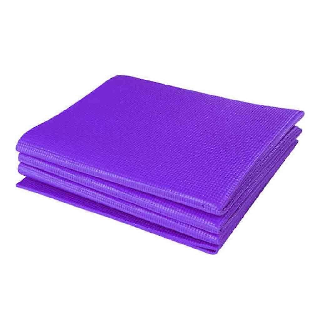 折り畳み式の厚手のワークアウトマットとヨガマット