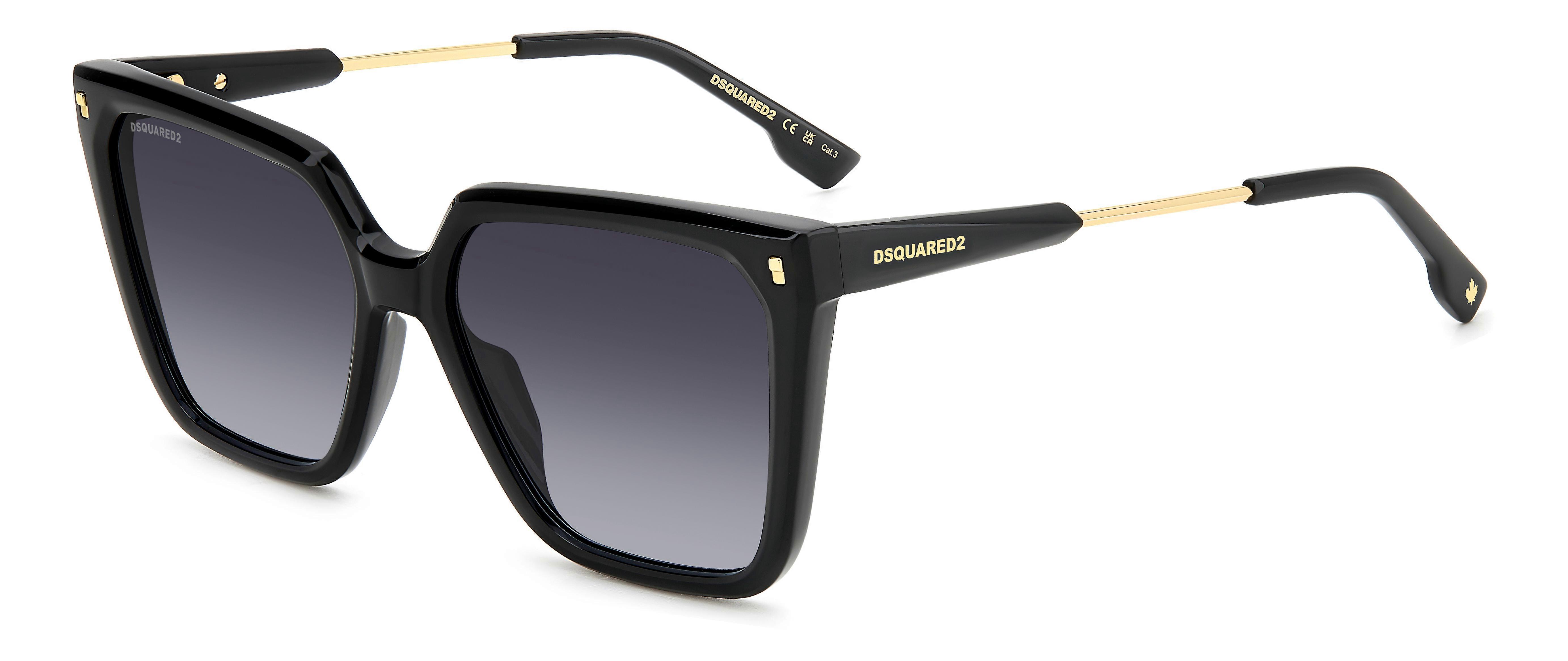 Sunglasses DSQUARED2 D2 0135/S 807 BLACK 57/17/145 WOMAN