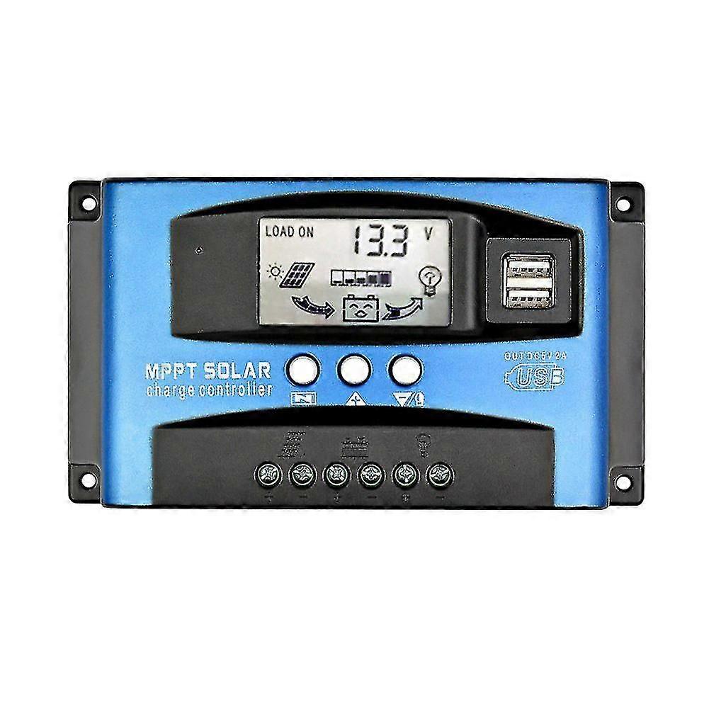 30a Mppt Solar Charge Controller With Lcd Display Multiple Load Control Modes