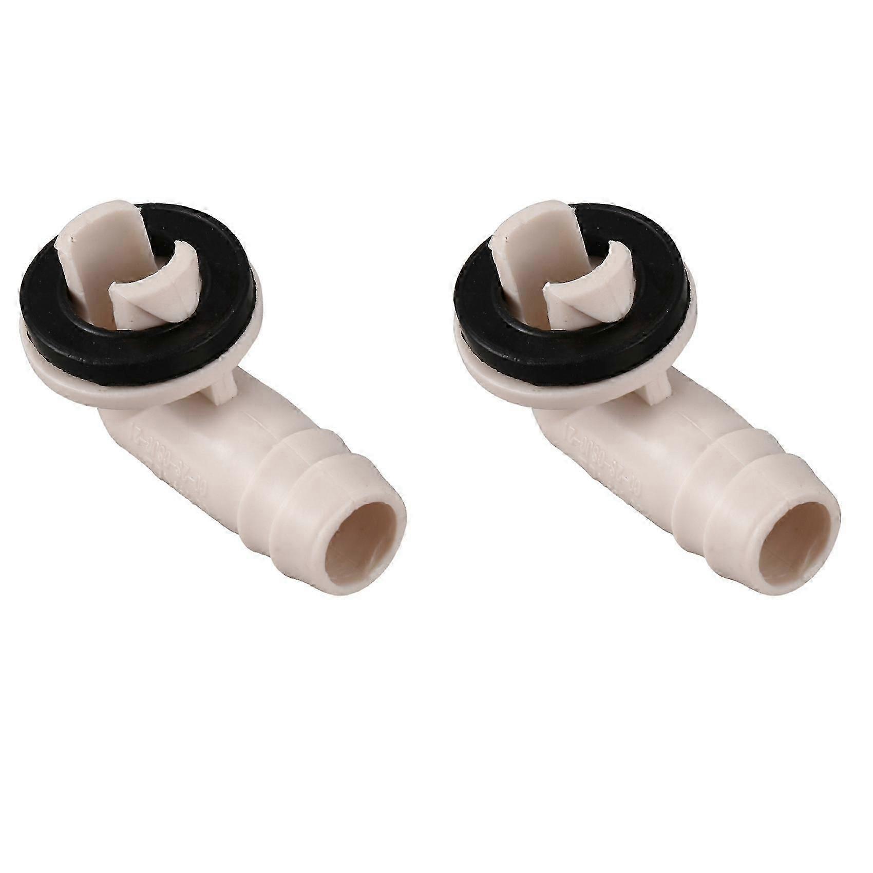 2X Air Conditioner Ac Drain Hose Connector Elbow Fitting suitable for Mini-Split Units and Window Ac Unit 3/