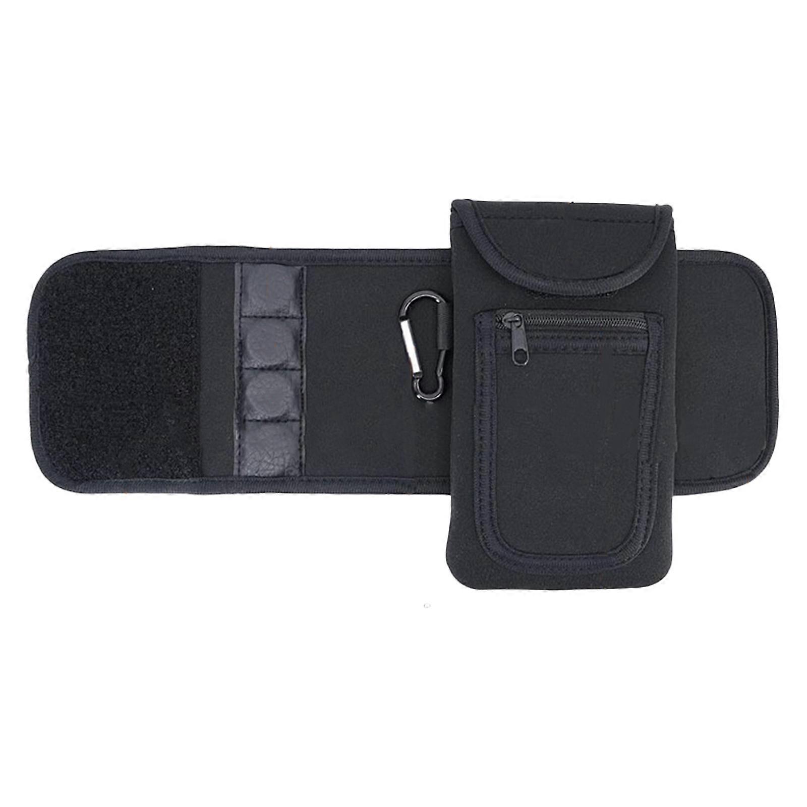 Resevänlig magnetisk mugghylsa med skydd Magnetisk flaskhylsa för de flesta muggar Perfekt för utomhusbruk Svart