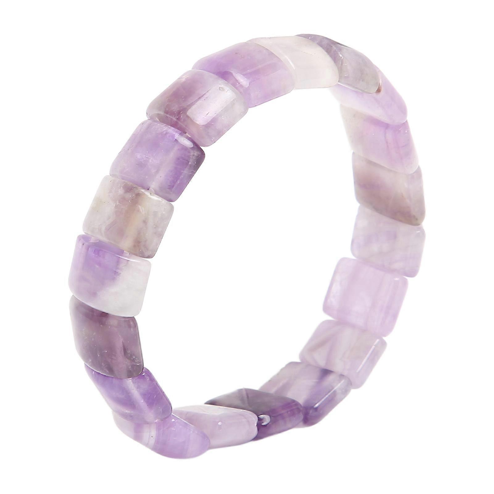 Amethyst Bracelet Mixed Colours Pure Natural High Flexibility