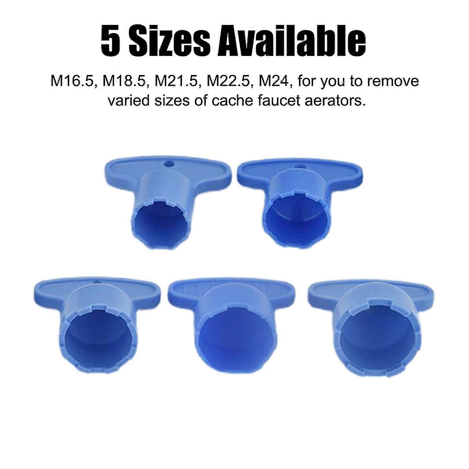 Faucet Aerator Key Removal Wrench Tool With 5 Sizes Available For Cache Aerators Easy