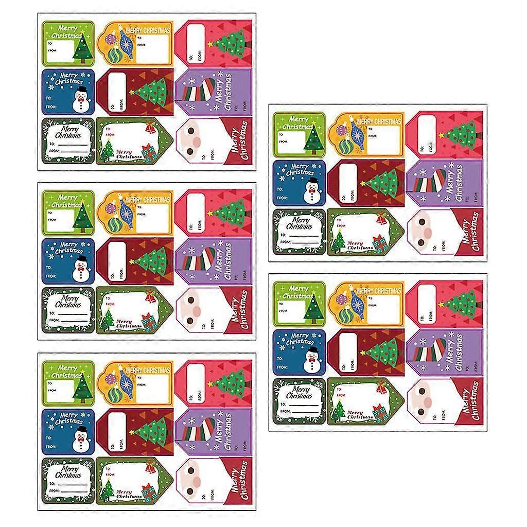 Lables for Gift Wrap Stickers Candy Decal Labels  Decorative Presents Labels