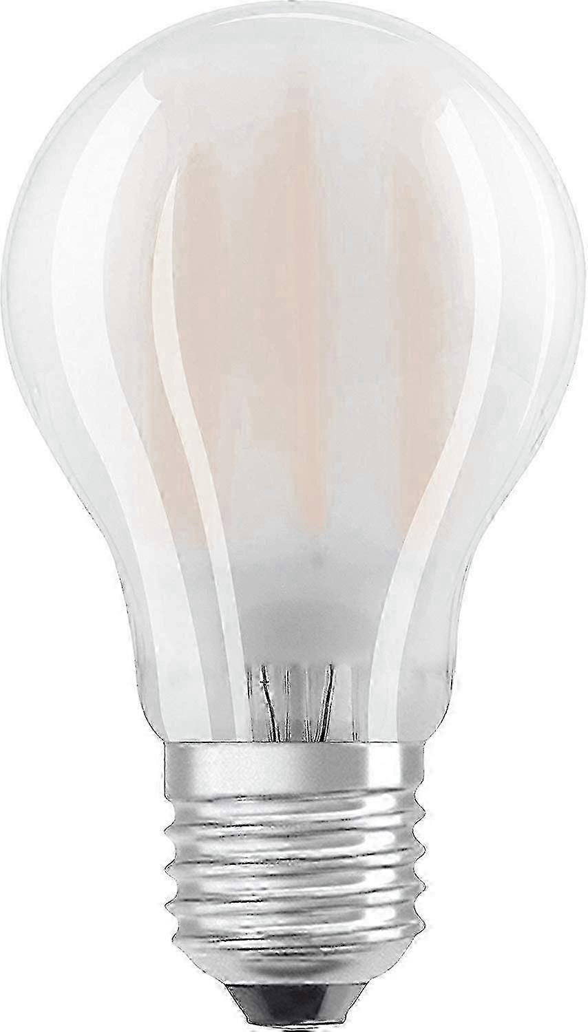 Led Light, Classic Shape Bulb With Screw Base: E27 8w Replacement, Frosted, 2700 K, 2-pack