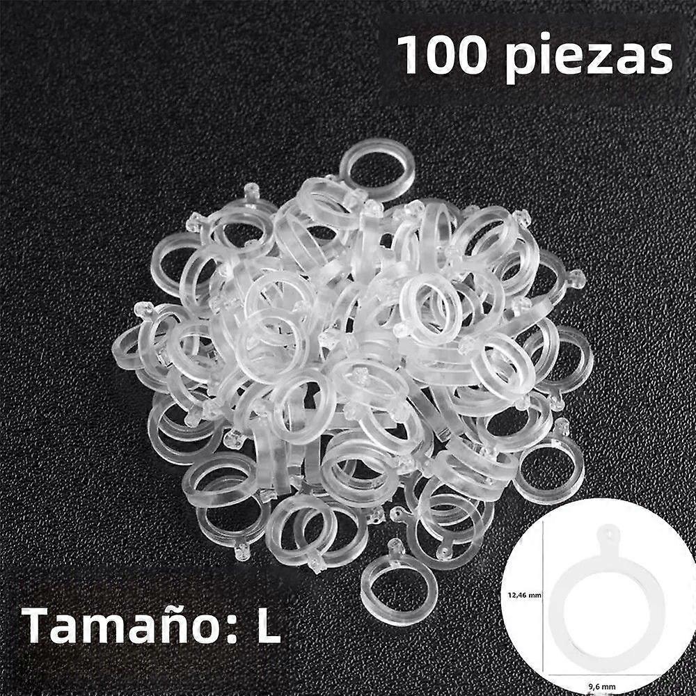 New 100Pcs Elastic Fishing Lure Rings Carp Coarse With White Pellet Trap Fishing Tools