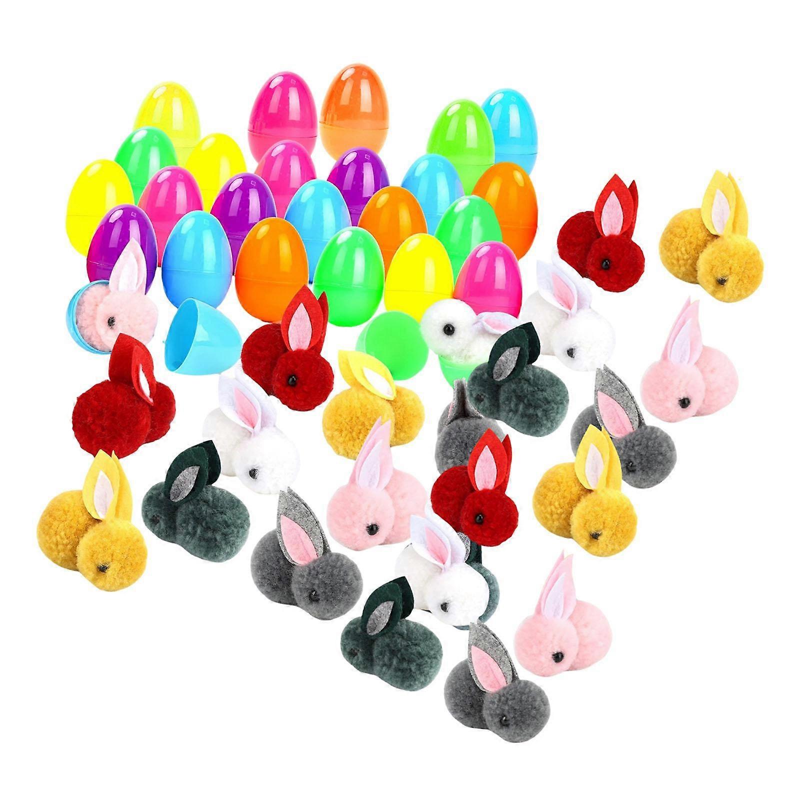 Fillable Easter Eggs with Easter Bunnies Easter Basket Fillers Funny Decorative