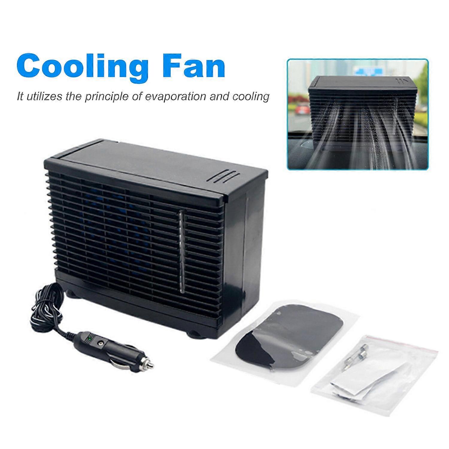 12V Vehicle Cooling Fan Auto Evaporative Air Conditioner 20 * 18 * 15CM DC 12V 30W Multipurpose Cool