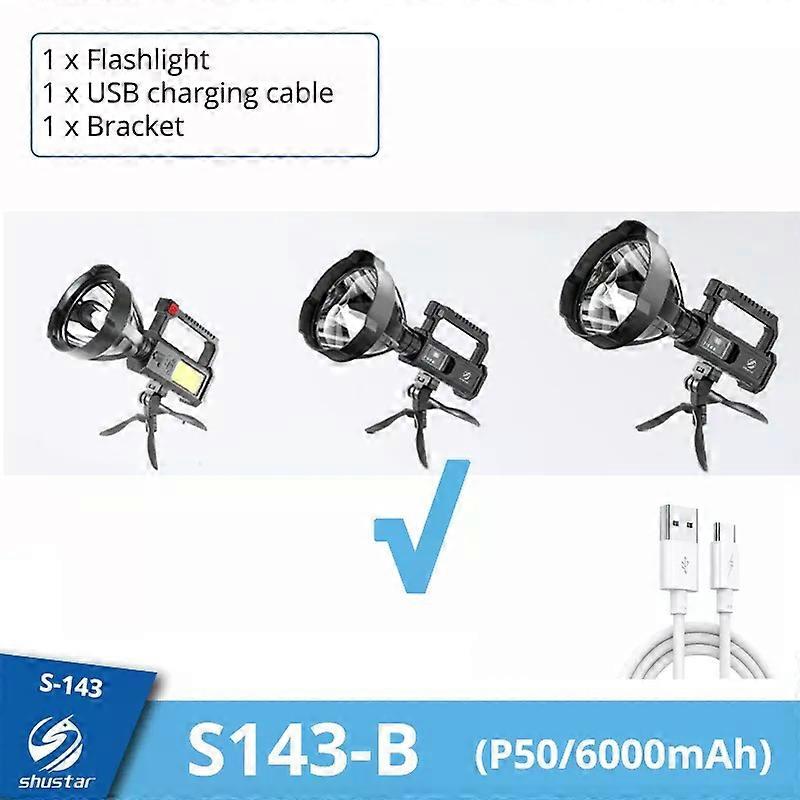 Rechargeable High Power Led Flashlights Ultra-long Lighting Distance  Lamp Searchlight  XHP70 Powerful Lantern Torches