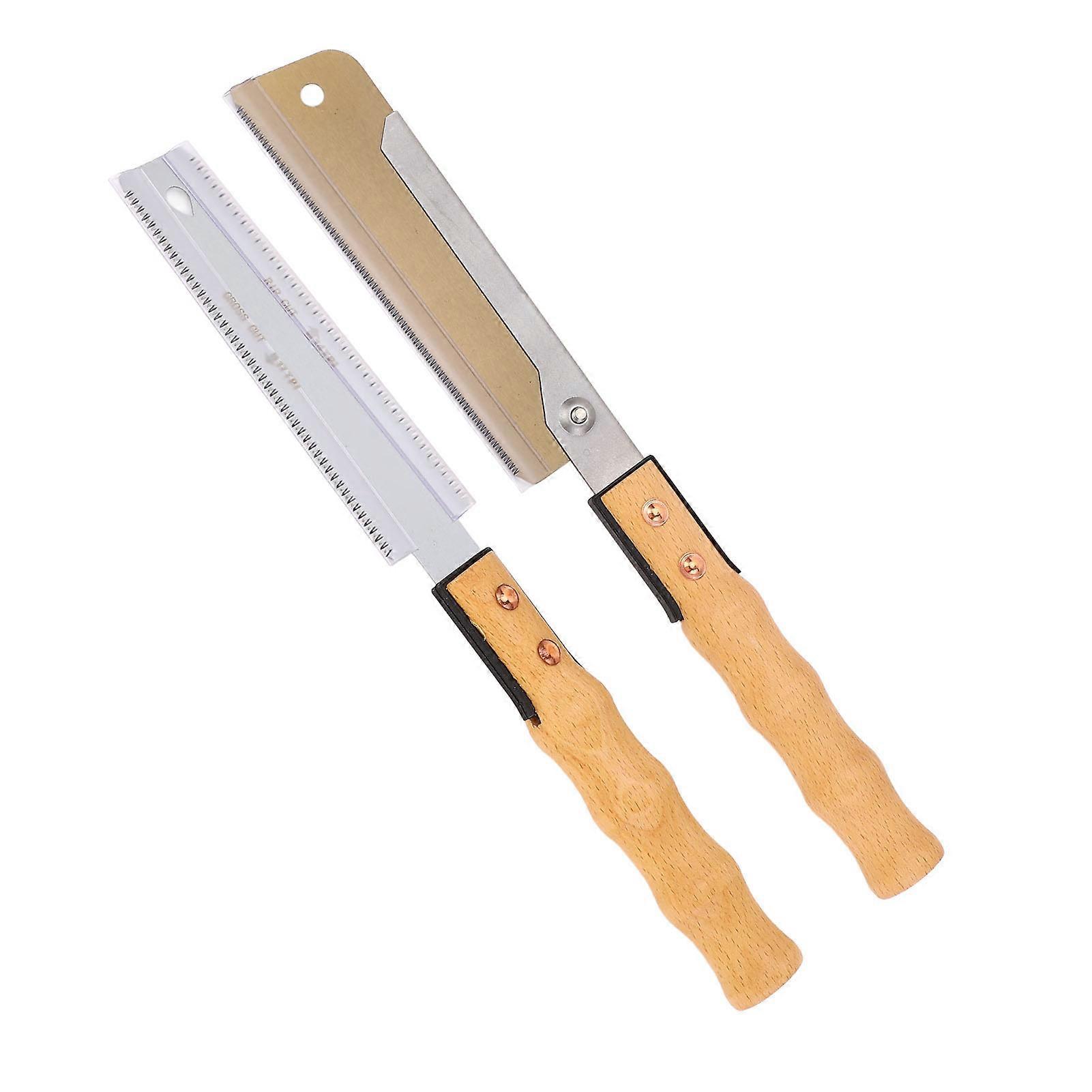 Hand Saw Gold Clip 7-Inch Double Sided Fine Teeth Backsaw