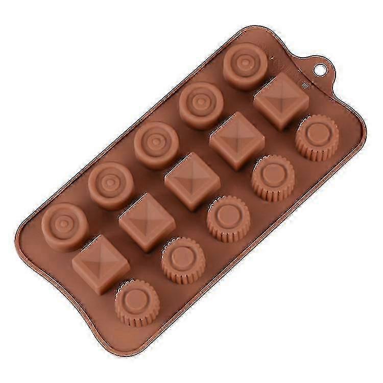 ECELEN Squared stripes (random colours)Diverse Silicone Moulds, Food Grade Silicone Mould for Chocolate, Candy, Jelly, Ice Cube.