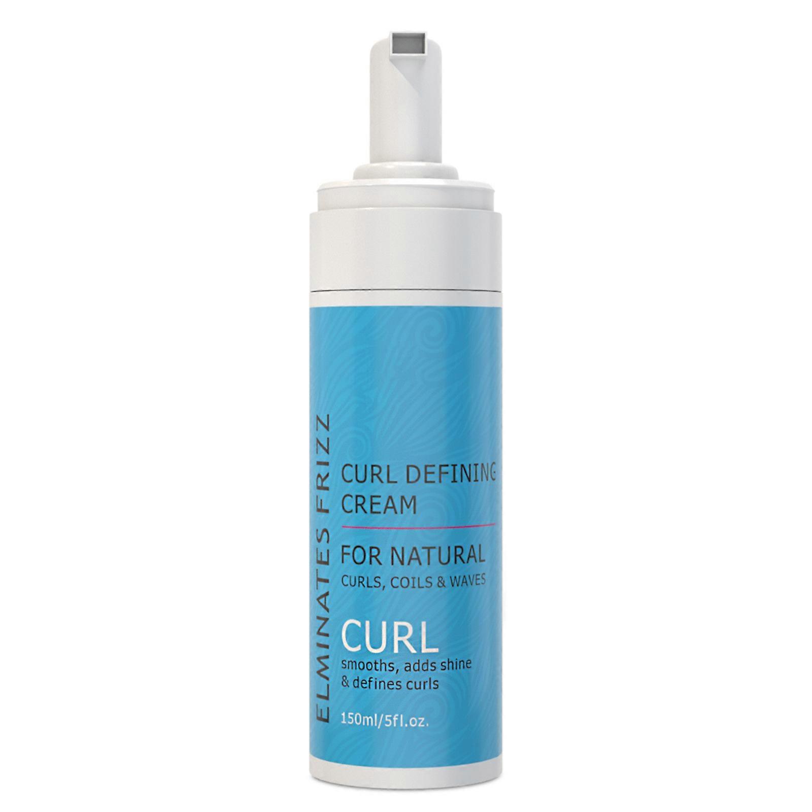 Curls Defining Cream 150Ml Long Lasting Styling Volume Moisturizing Elasticity Hydrating Styling Cream Elastin For Dry Damaged Curls Hair Care