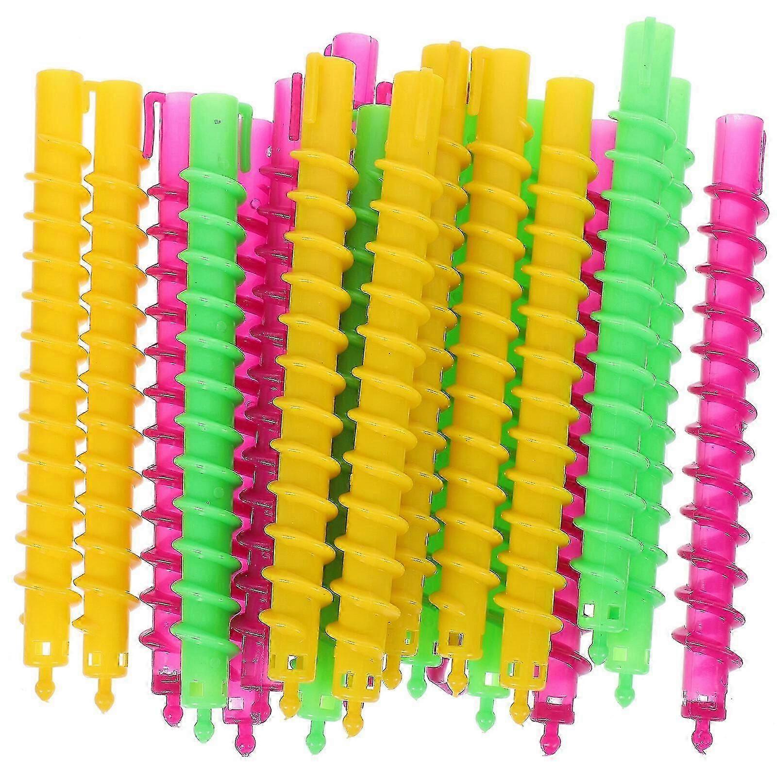 100pcs Ράβδοι περμανάντ Styling Ράβδοι περμανάντ Spiral Hair Perm Ράβδοι Κομμωτήριο Εργαλεία κομμωτηρίου Banmo