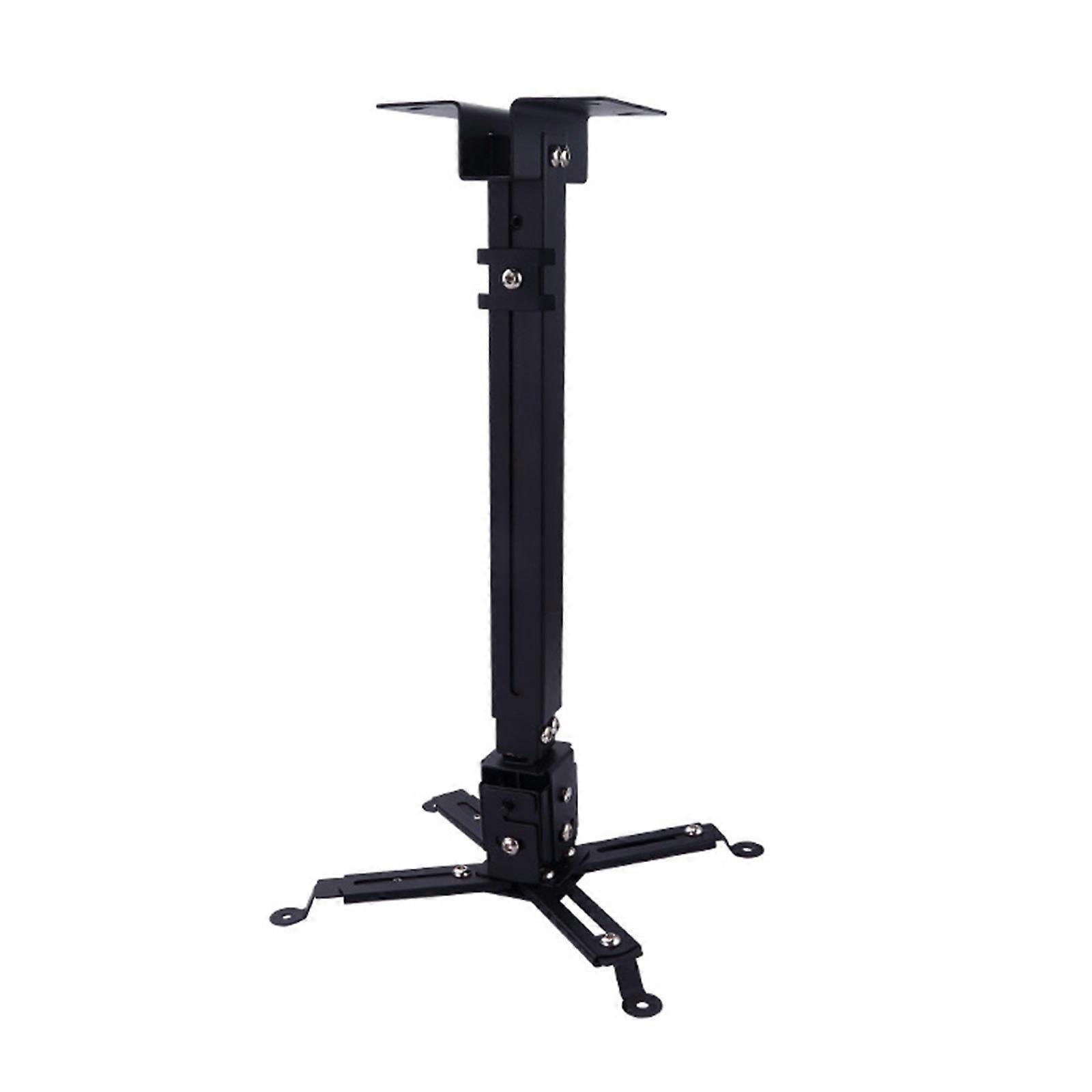 Projector Ceiling/Wall Bracket, Extendable Length 43-65cm Heavy Duty 15kg Capacity, Projector Ceiling Mount Wall Bracket  Black