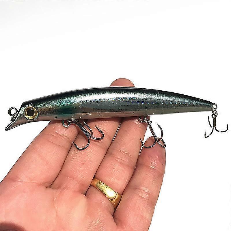 1Pcs Fishing Lure 12Cm 12.5G Artificial Hard Bait 3D Eyes Treble Hook Floating Crankbait Pesca Tackle