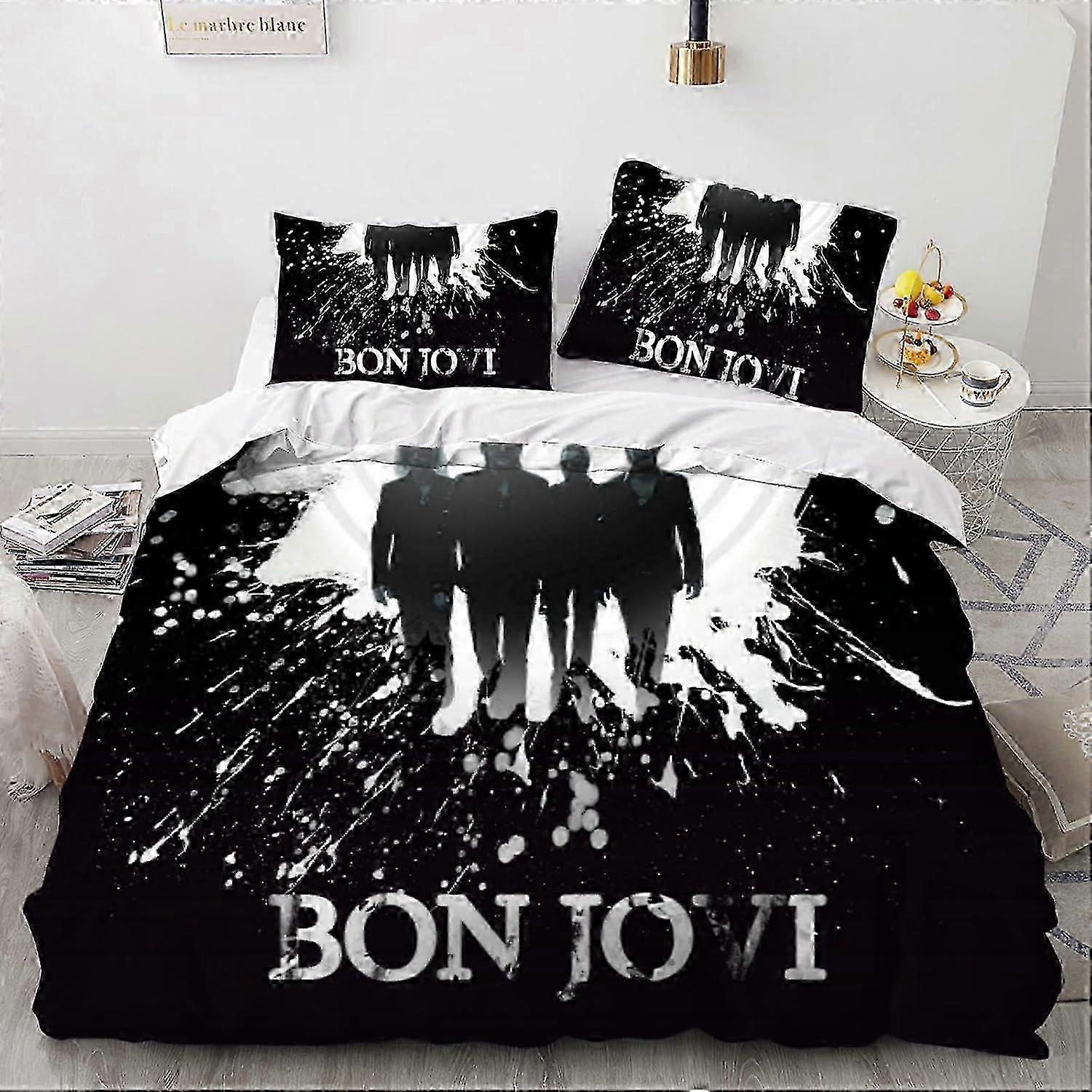 J2205 Bed Sheets 3D Michael Jackson Duvet Cover Set Soft 3 Piece Bedding Set boys Print Pattern Comforter Cover Set with Pillowcase Quilt Cover with Z