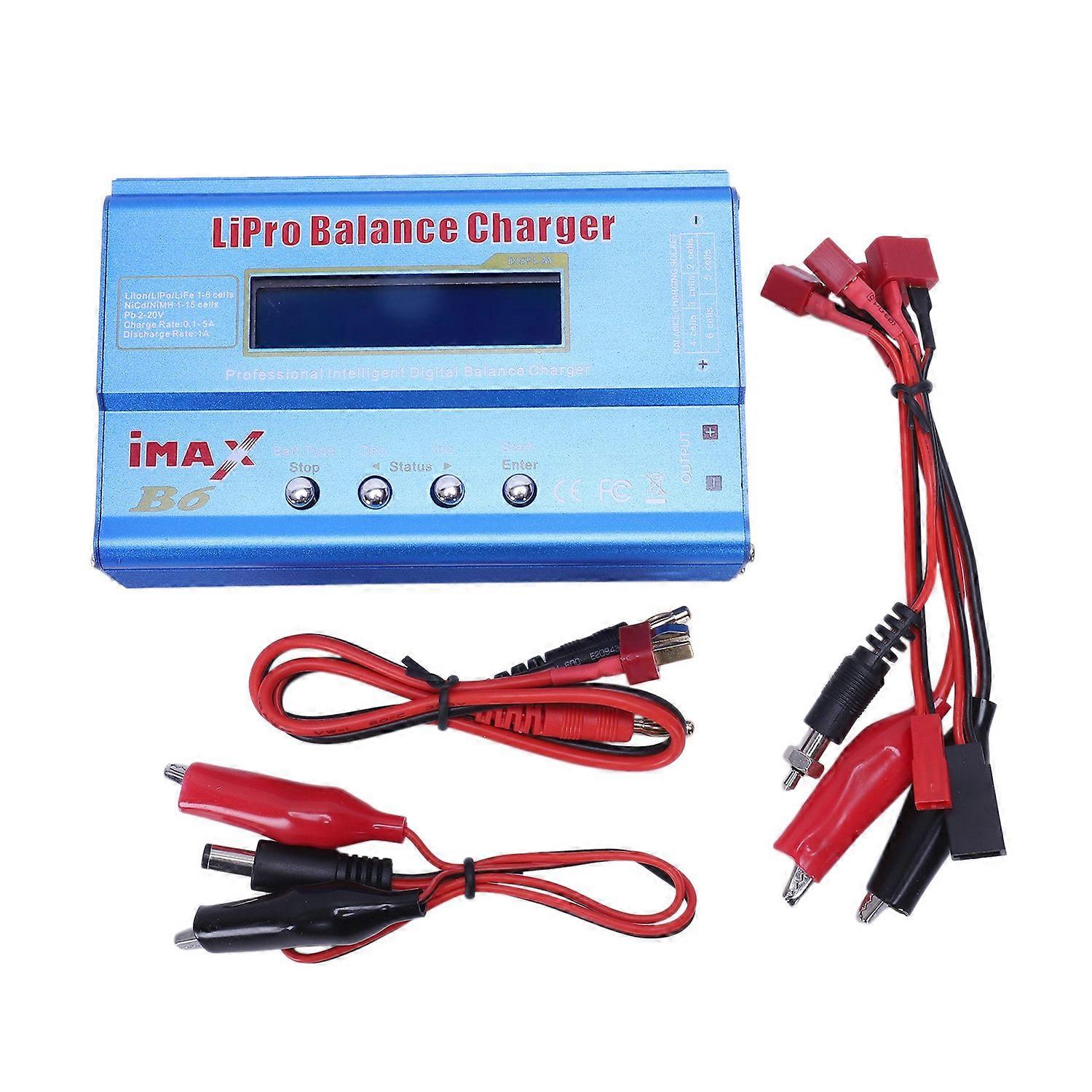 B6 Digital LCD RC Lipo NiMh Akku-Balance-Ladegerät