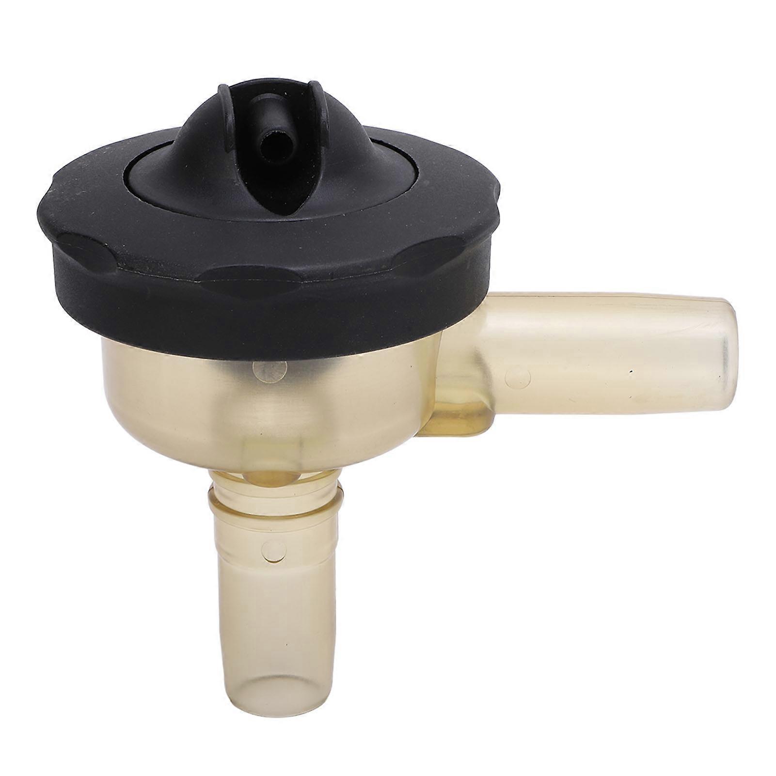 PSU Air Shut Off Valve Cow Milking Machine Vacuum Globe Valve with Flow Sensor for Diary Milking Equipment Black