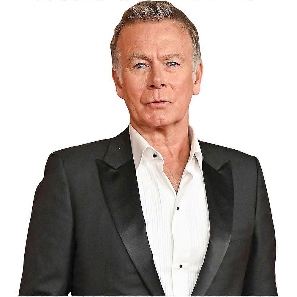 Franck Dubosc (wit overhemd) Buddy-uitsparing voor het halve lichaam