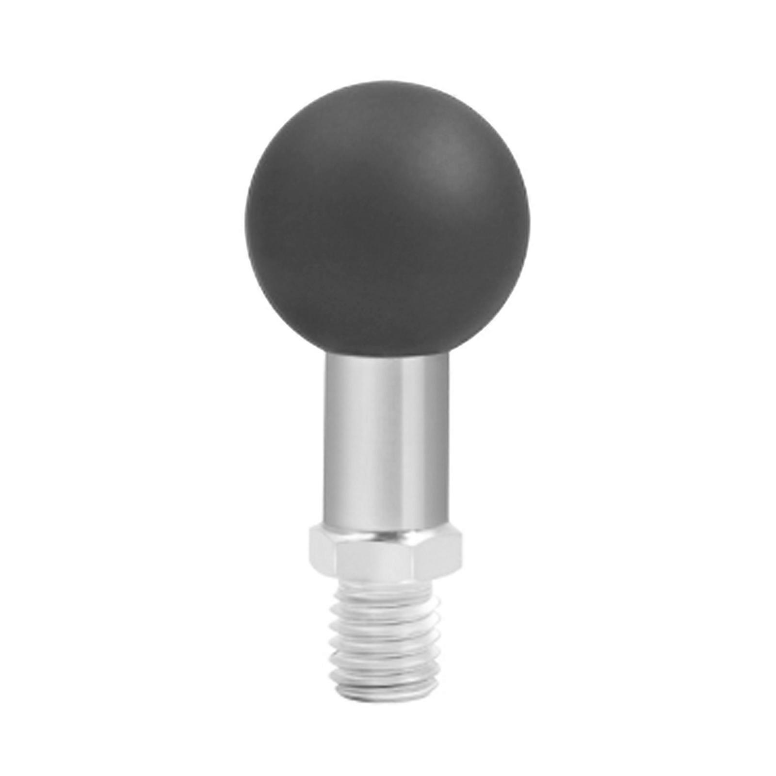 25mm Ball Head Adapter with M8 or M10 Thread Post Motorcycle Handlebar Mount Rearview Mirror Ball Clamp Metal Bracket Multicolor