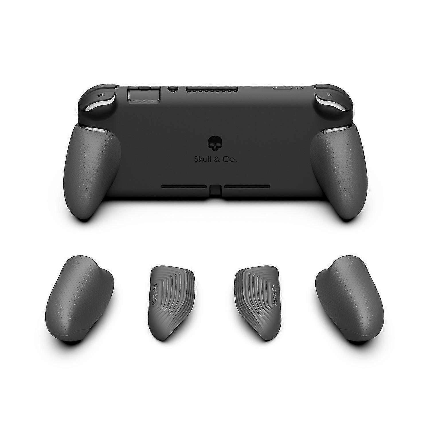 Skull & Co. GripCase Lite Protective Case Cover Shell with Replaceable Grips for Nintendo Switch Lite