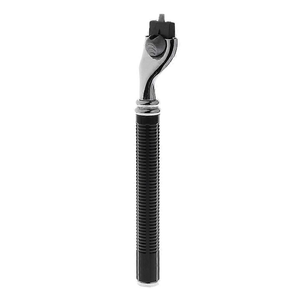 Safety Manual Rotate for Razor Three Layers No Blades Men Beard Trimming for Fac black