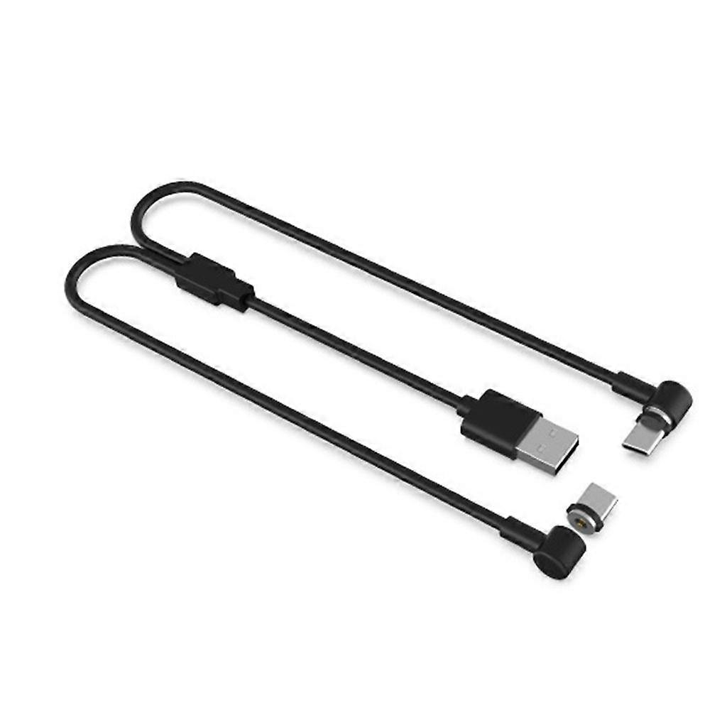 Câble de charge magnétique de type C 2 en 1 Câble de charge multiple pour
