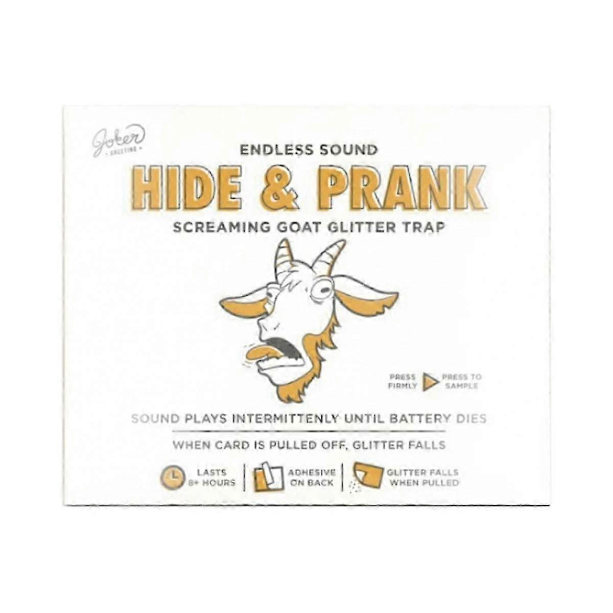 Prank Glitter Trap - Intermittent Hide with Wall-Adhesive and Surprise Glitter Pouch for Office & Home Fun