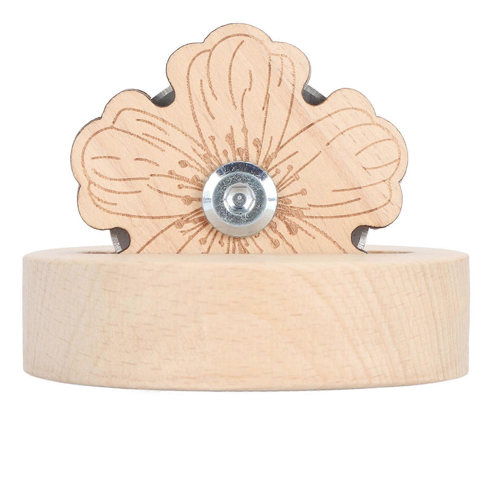 Thread Cutter Multipurpose Efficient Safe Tabletop Yarn Cutter with Blade Saver and Slip Resistance Stand for Quilting Sewing Peach Blossom