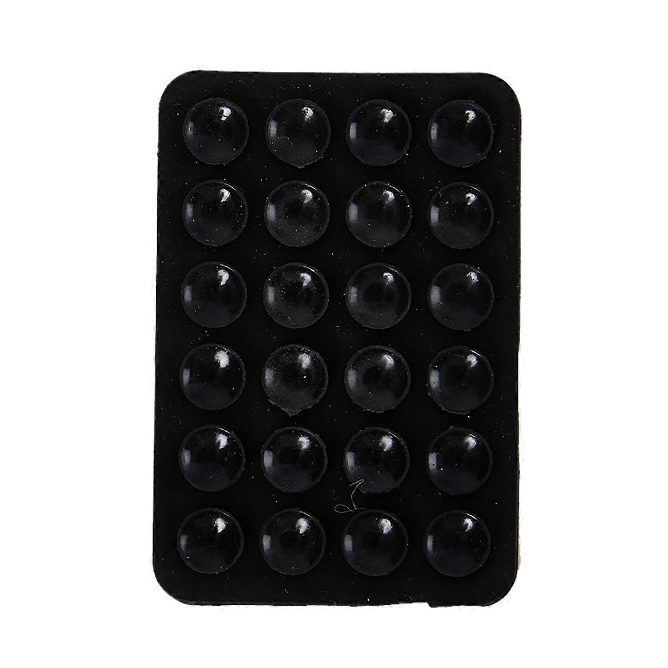 1pc Rainbow Color Suction Cup Wall Stand Mat Multifunctional Silicone Suction Phone Holder Square Anti-Slip Single-Sided Leather