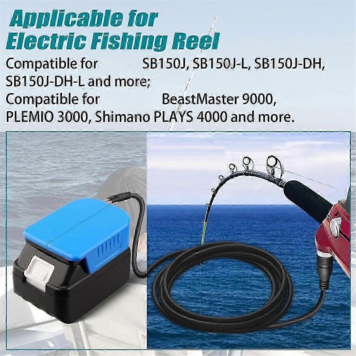 Fishing Reel Battery Adapter compatible 18V Battery Work compatible BM2300 BM2900/compatible 14.4V E
