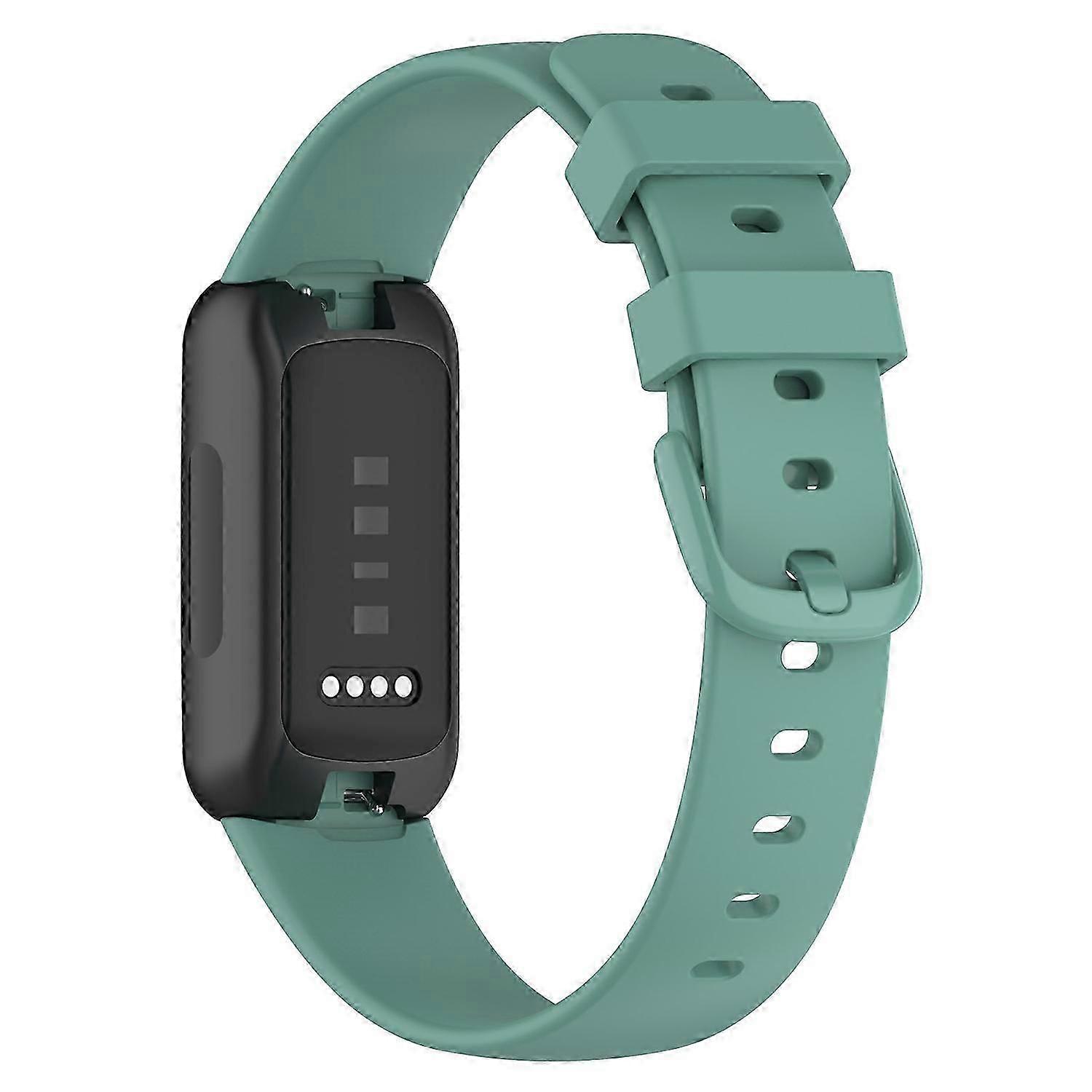 For Fitbit Inspire 3 Silicone Smart Watch Band Adjustable Pin Buckle Replacement Strap,Size: S