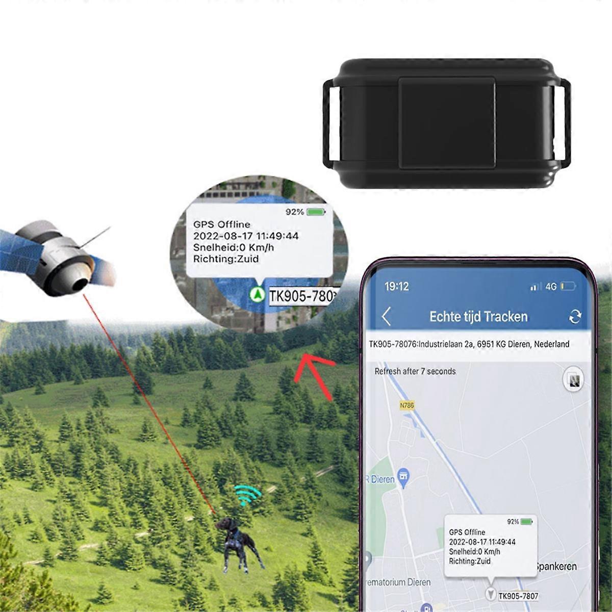TK919 4G GPS Tracker pro GPRS lokátor pro lovecké psy