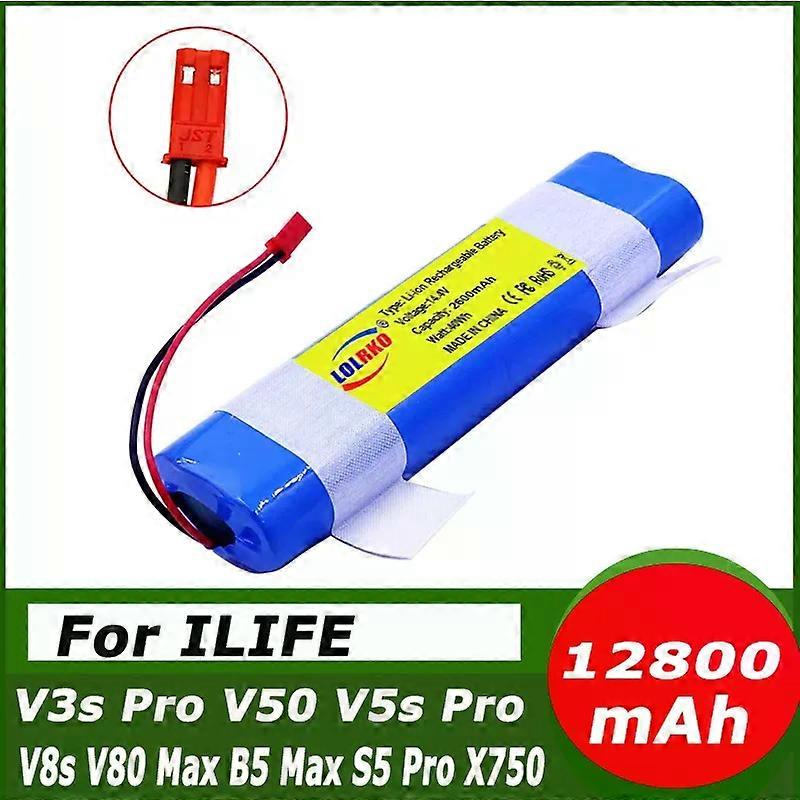 Applies to 14.8 V 6800mAh Lithium Battery for ILIFE V5 V5s V50 V3 DF45 DF43 plus v3s pro Robot Vacuum Cleaner ILIFE v5s pro battery