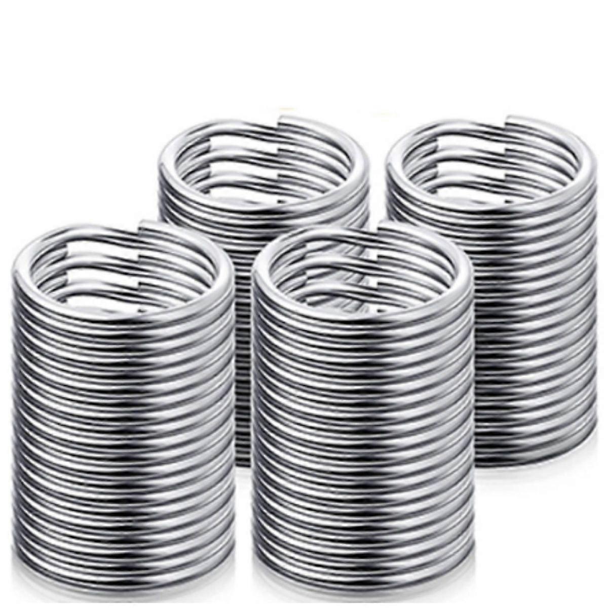 30 key ring hoops, 25mm metal rings for DIY projects